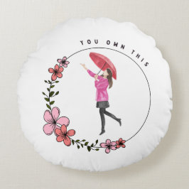 Je bent eigenaar van dit rond kussen