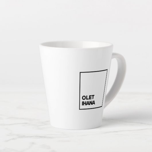 Je bent erg aardig latte mok (Rechterhoek)