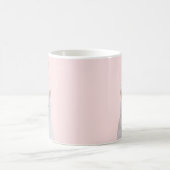 Je bent Fluffy Kitten me Quote Funny White Pink Ca Koffiemok (Center)