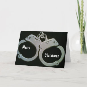JE BENT GEARRESTEERD EN ONTMOET ME ONDER DE MISTLE FEESTDAGEN KAART