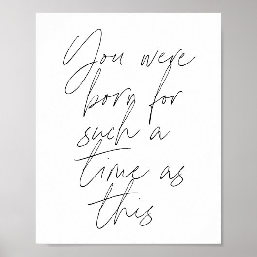 Je bent geboren voor zo'n tijd als dit script poster (Voorkant)