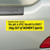Je bent geen griet bumpersticker (Op auto)