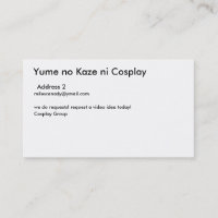 Je bent geen Kaze in Cosplay, adres 2, milescanady