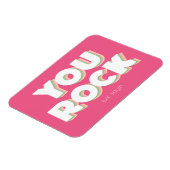 Je bent gek, bedankt roze  magneet (Linkerzijde)