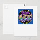 Je bent gek! briefkaart (Voorkant / Achterkant)