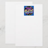 Je bent gek! briefpapier (Voorkant / Achterkant)