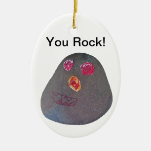 Je bent gek! keramisch ornament