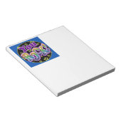 Je bent gek! notitieblok (Schuin)