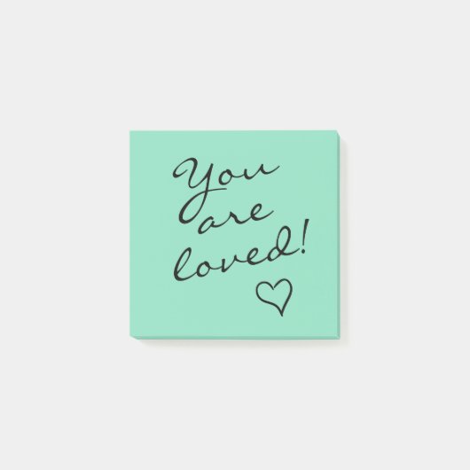 Je bent gek op groen met hartpositief post-it® notes (Voorkant)