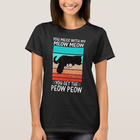 Je bent gek op kat-wieg t-shirt (Voorkant)