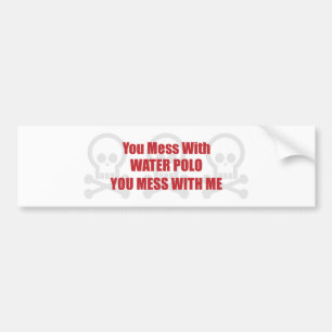 Je bent gek op waterpokken... bumpersticker