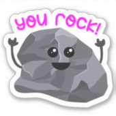 Je bent gek! sticker (Voorkant)