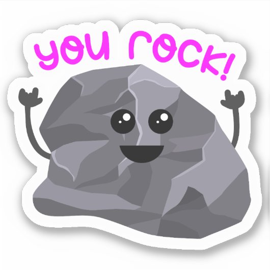 Je bent gek! sticker (Voorkant)