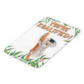 JE BENT GEKWALIFICEERD! flexibele Foto magneet (Linkerzijde)