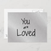 Je bent geliefd briefkaart (Voorkant / Achterkant)