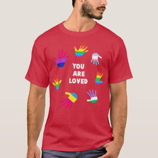 Je bent geliefd LGBT Gay Pride T-shirt LGBTQ Suppo