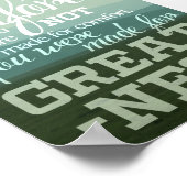 Je bent gemaakt voor een groot Poster (Hoek)