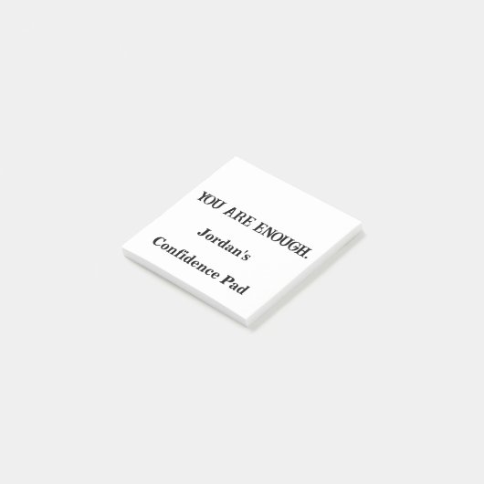 Je bent genoeg - Custom Self-Love Sticky Notes (Schuin)