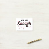 je bent genoeg post-it® notes (Op bureau)