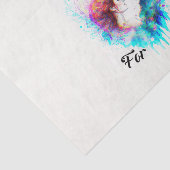 Je bent genoeg voor mij, Valentijn van overliefde Tissuepapier (Detail)