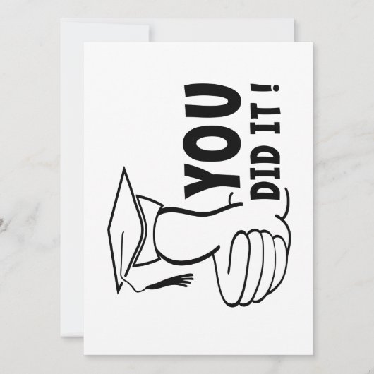 Je bent geslaagd of je hebt het gehaald, diploma (Voorkant)