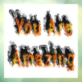 Je bent geweldig Abstract Raamsticker (Vel 3)