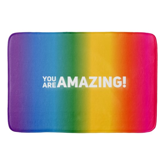 Je bent geweldig! badmat (Voorkant)