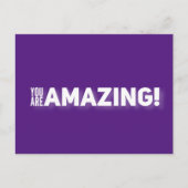 Je bent geweldig! briefkaart (Voorkant)