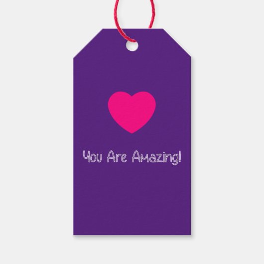 Je bent geweldig! cadeaulabel (Voorkant)