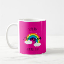 Je bent geweldig - Hot Pink Mok