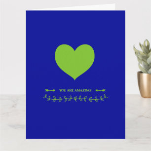 Je bent geweldig! kaart
