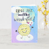 "Je bent geweldig" Kaart (Gele Bloem)