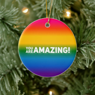 Je bent geweldig! keramisch ornament