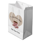 Je bent geweldig! medium cadeauzakje (Achterkant Gekanteld)