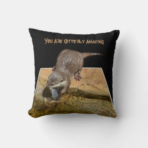 Je bent geweldig, Otter Logo, Cushion. Kussen