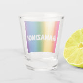 Je bent geweldig! shot glas (Achterkant)