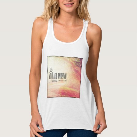 Je bent geweldig tanktop (Voorkant)