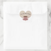 Je bent geweldig vierkante sticker (Tas)