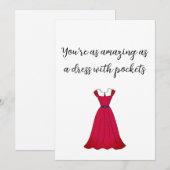 Je bent geweldig wenskaart feestdagenkaart (Voorkant / Achterkant)