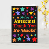 Je bent Geweldige! Hartelijk dank voor de grote st Kaart (Gele Bloem)