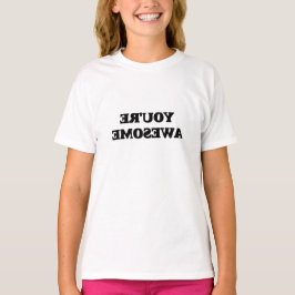 "JE BENT GEWELDIGE" Reflectie-Shirt T-shirt