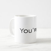 Je bent - Grammar Correctie Koffiemok (Voorkant links)