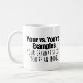 Je bent Grammar Humor Koffiemok (Links)