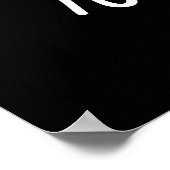 Je bent Grape Funny Fruit Pun Dark BG Poster (Hoek)