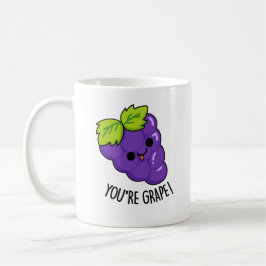 Je bent Grape Funny Fruit Pun Koffiemok