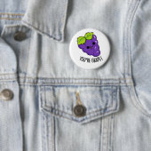 Je bent Grape Funny Fruit Pun Ronde Button 5,7 Cm (In situ)