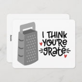 JE BENT GRATE FEESTDAGENKAART (Voorkant / Achterkant)