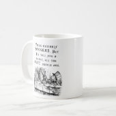 Je bent helemaal bonkers - Alice in de mok van Won (Voorkant links)