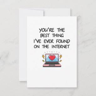 Je bent het beste dat ik ooit op internet heb gevo RSVP kaartje