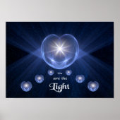 Je bent het licht poster (Voorkant)